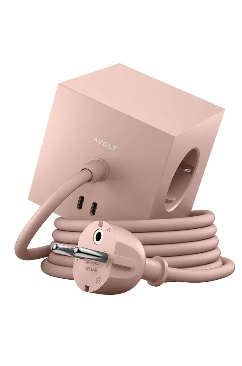 cubo di ricarica magnetico 2 x USB, 1,8 m Rosa