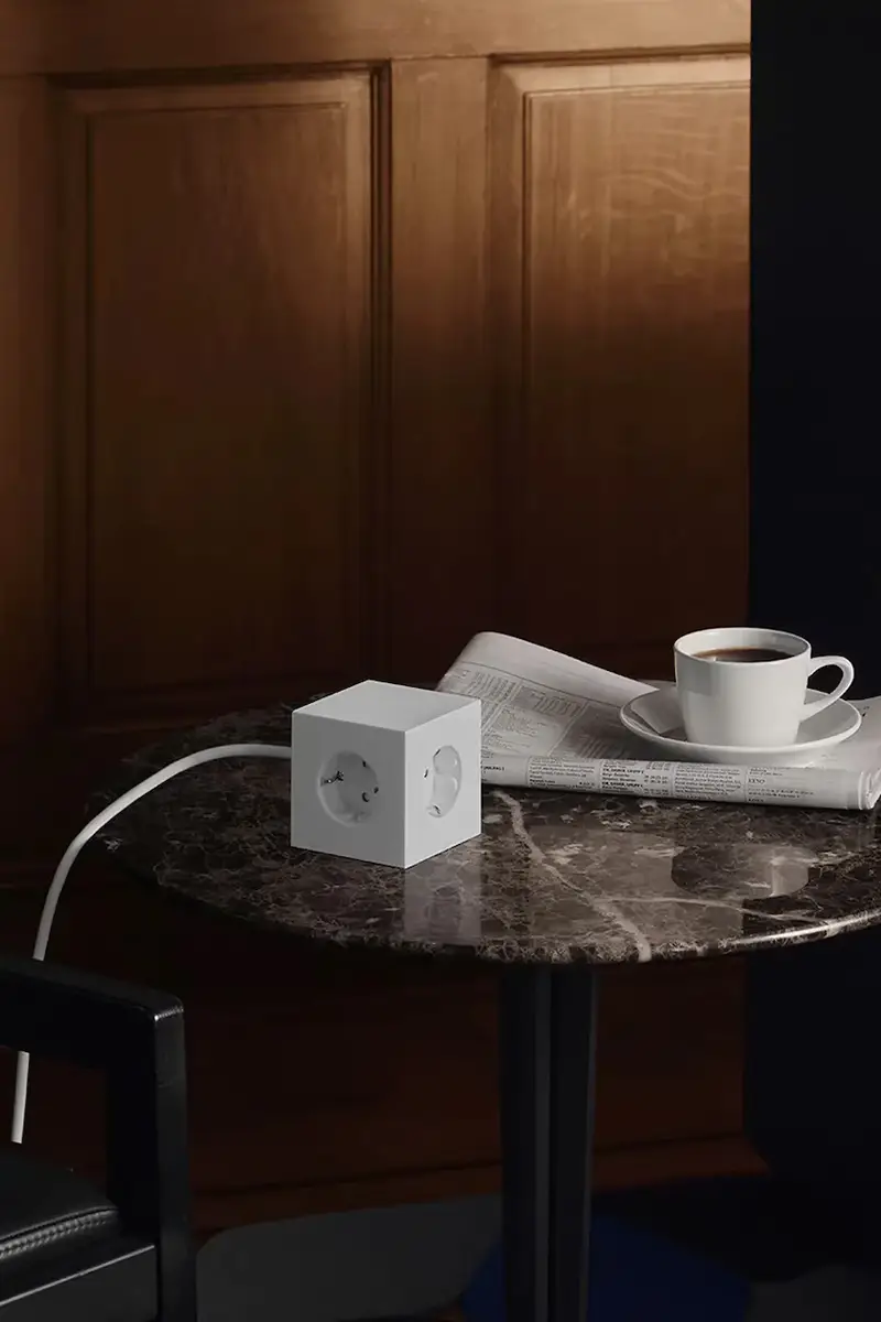 cubo di ricarica magnetico Square 1, 3 m Opal White colore bianco miniatura 2