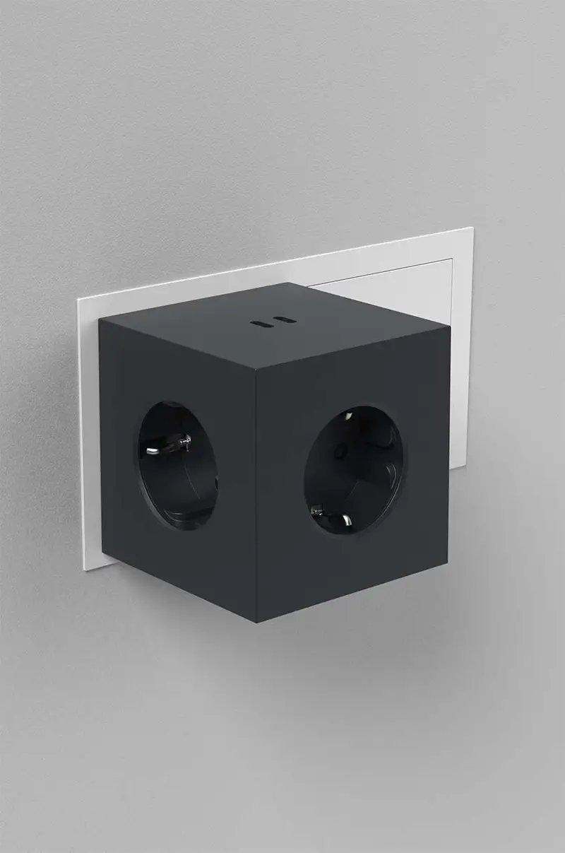 multipresa modulare Square 2 USB-C Nero miniatura 3