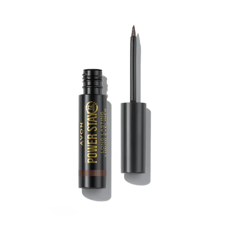 Eye Color Eyeliner Liquido Power Stay Lunga Tenuta Chocolate Brown - Eyeliner