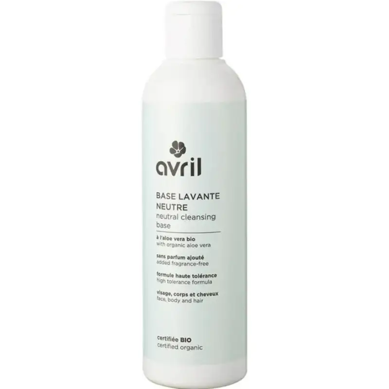 Base lavante neutra all'aloe vera bio Viso corpo capelli 240ml