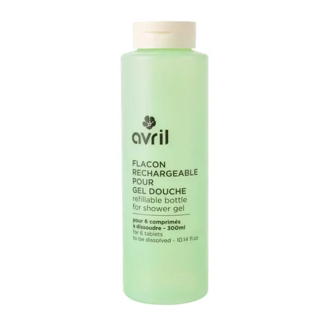 Flacone Ricaricabile per Gel Doccia Verde (350 ml)