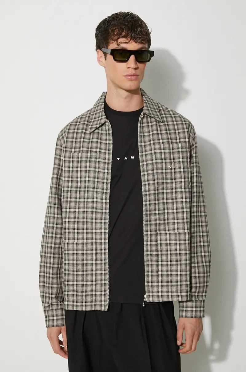 giacca camicia Lt Wt colore marrone SP24-OT004