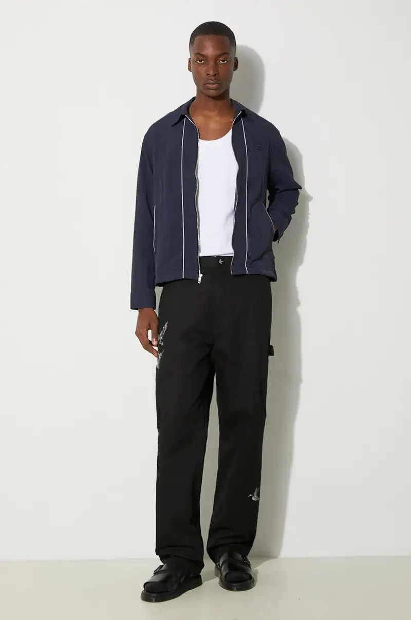 giacca Classic Logo Coaches Jacket Blu navy miniatura 2