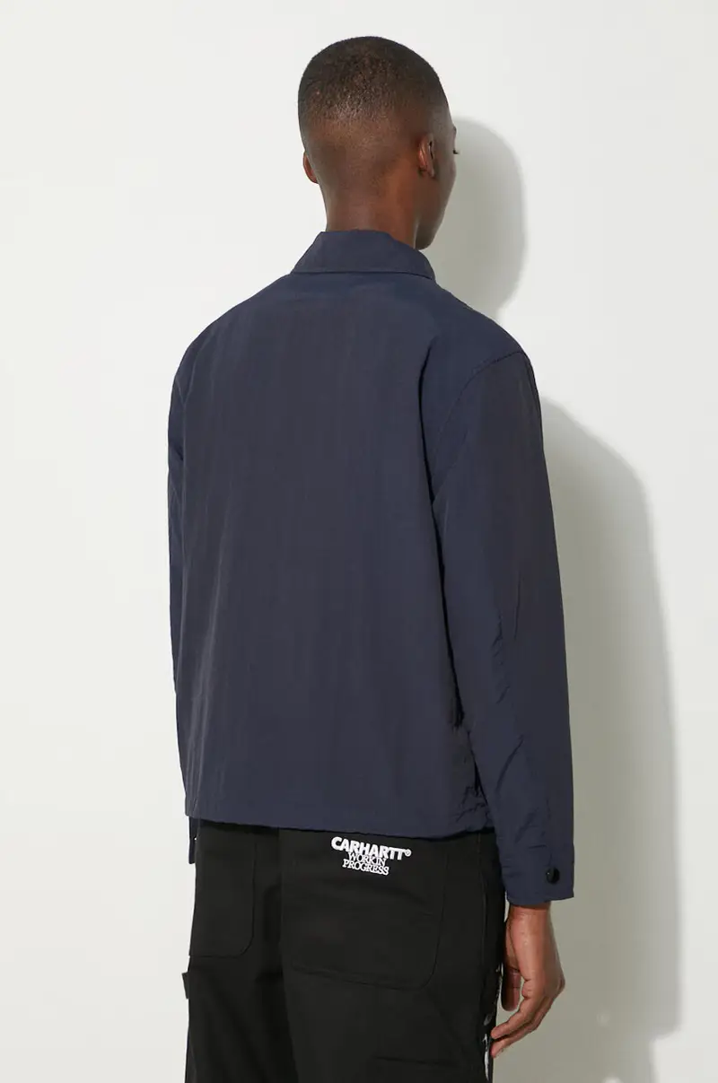 giacca Classic Logo Coaches Jacket Blu navy miniatura 3