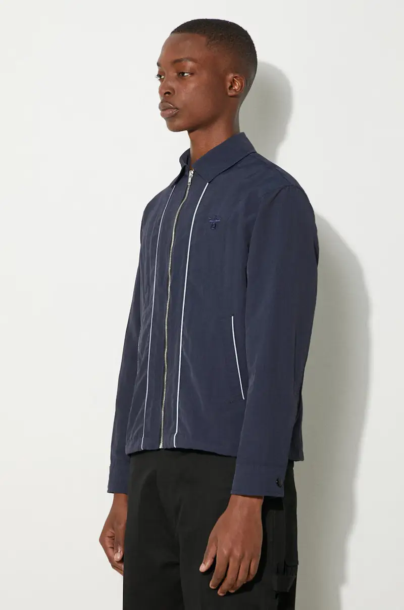 giacca Classic Logo Coaches Jacket Blu navy miniatura 4