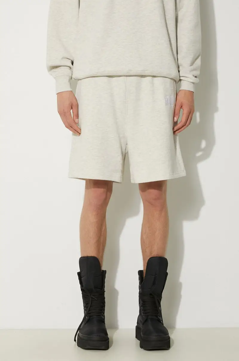 pantaloncini in cotone Awake Sweatshort colore grigio SP24-PA006