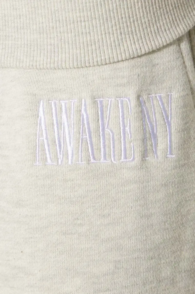 pantaloncini in cotone Awake Sweatshort colore grigio SP24-PA006 Beige miniatura 5