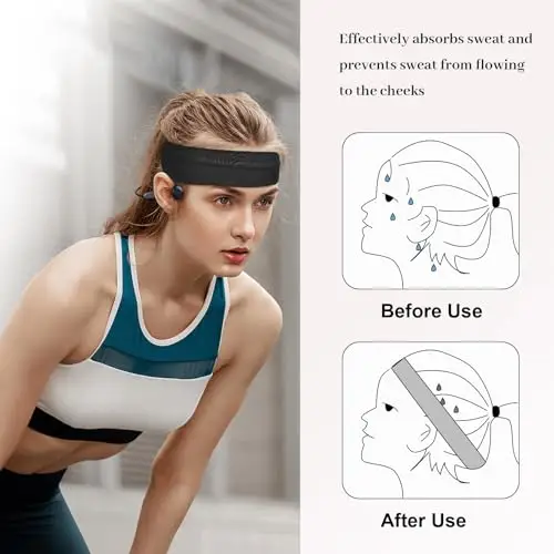 AWUMBUK Fasce per capelli Donna Nero 3431278 miniatura 3