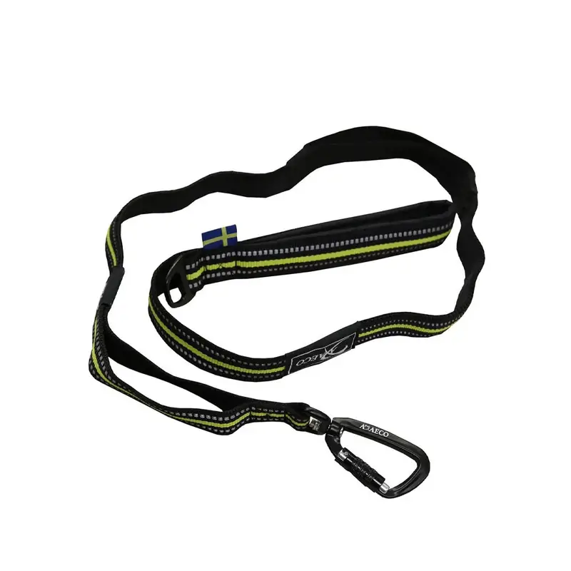Guinzaglio Per Cani Elastico 4 Season Giallo Lime Nero TU