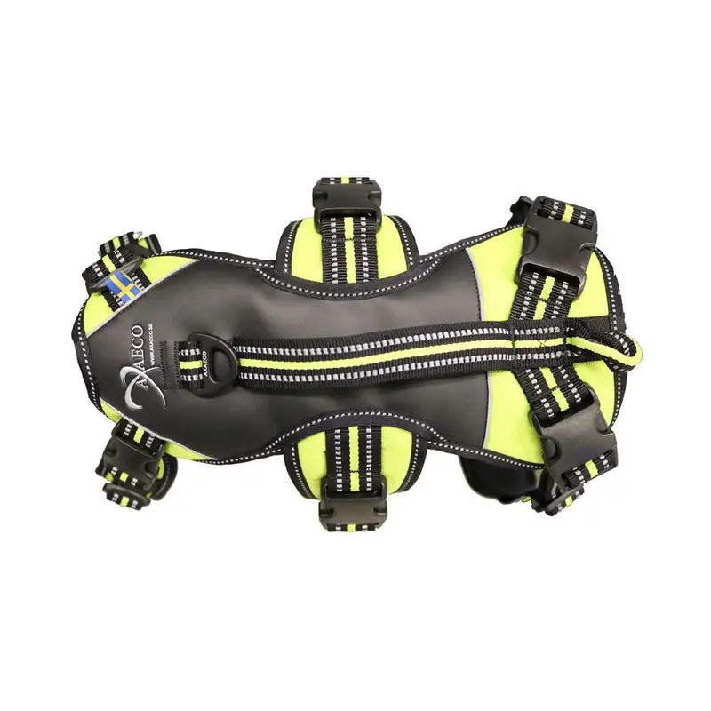 Imbracatura per cani 4 Season Broad Peak Giallo Lime Nero L