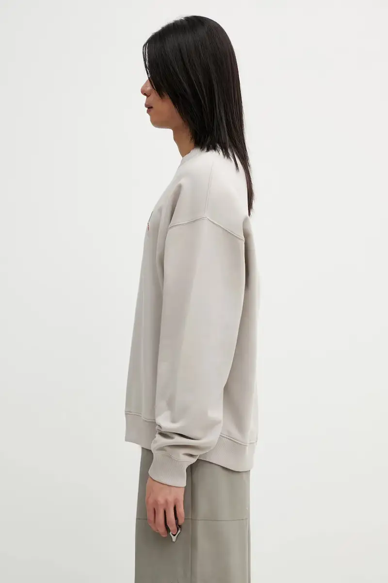 felpa in cotone Micro Bee Bird Sweater Beige miniatura 2