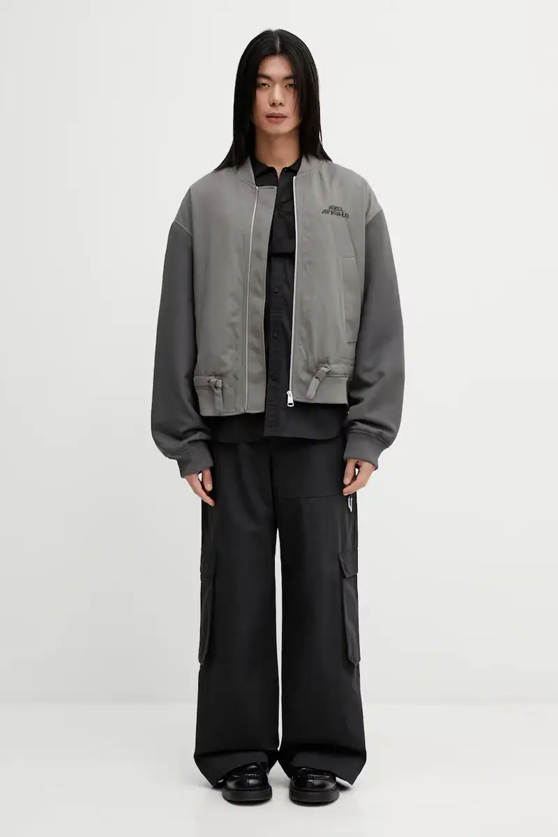 giacca bomber Archer Bomber Jacket Grigio miniatura 5