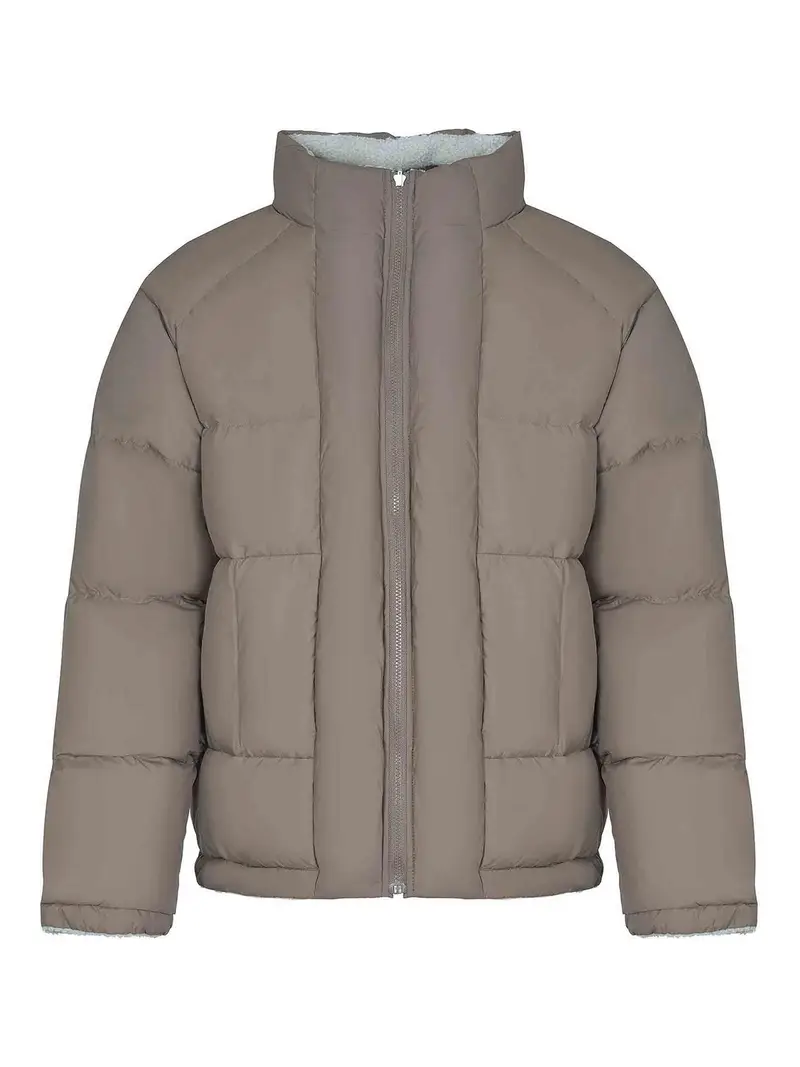 Giacca Realizzata In Nylon Grigio