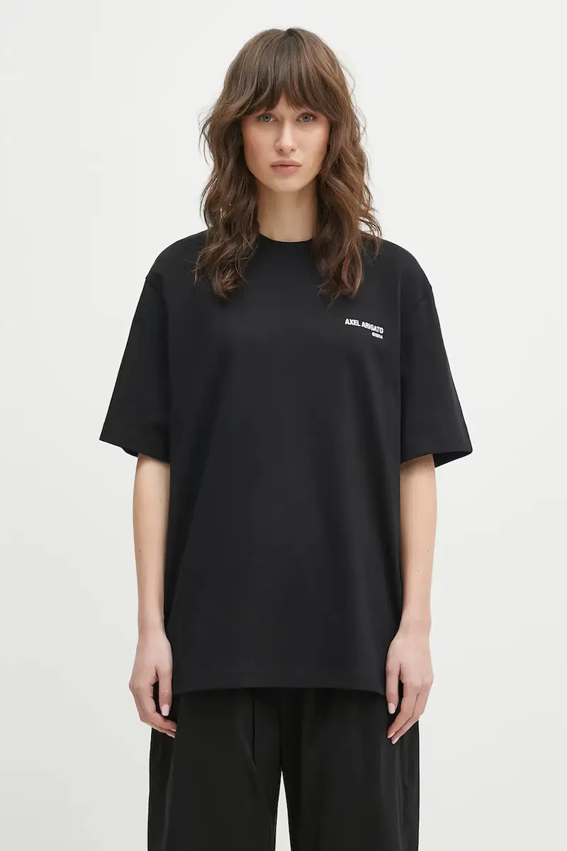 maglietta in cotone Legacy maglietta donna colore nero A2215003