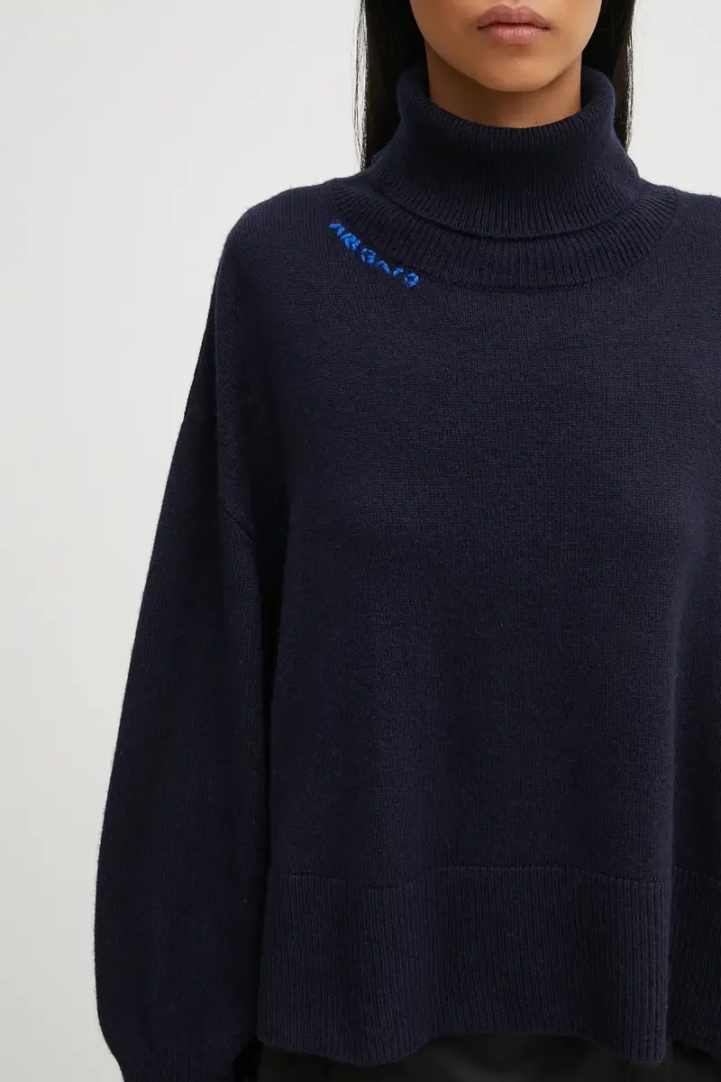 maglione con lana Maeve colore nero A3324001 miniatura 4