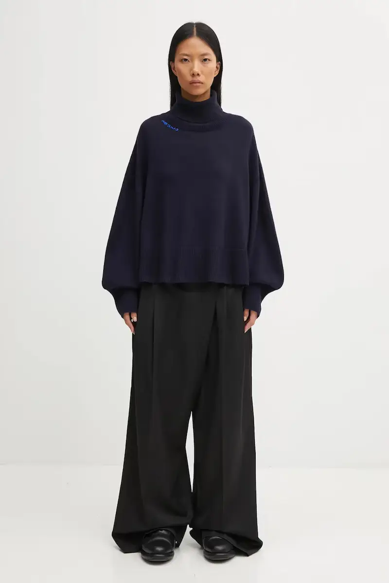 maglione con lana Maeve colore nero A3324001 miniatura 5