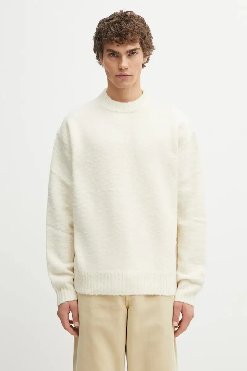 maglione con lana Miles colore beige A3412002