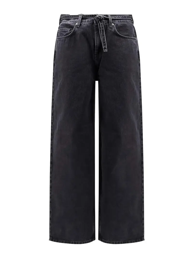 Pantaloni In Denim Nero