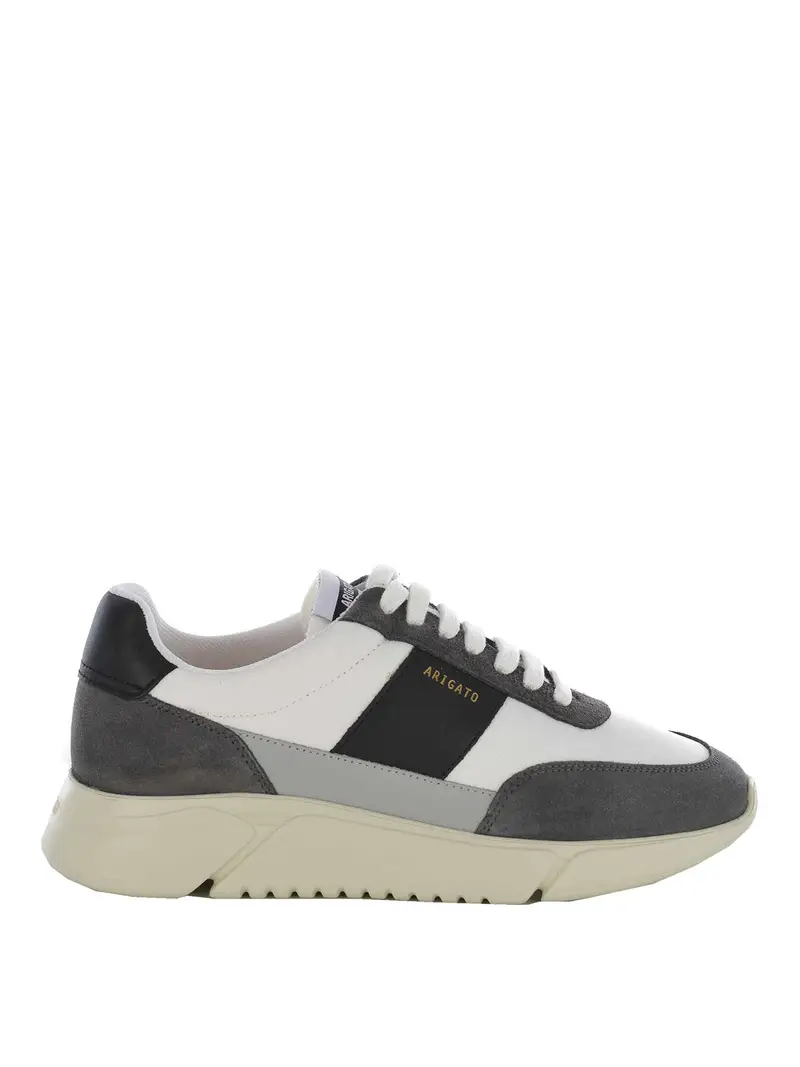 Sneaker fatte in pelle Bianco