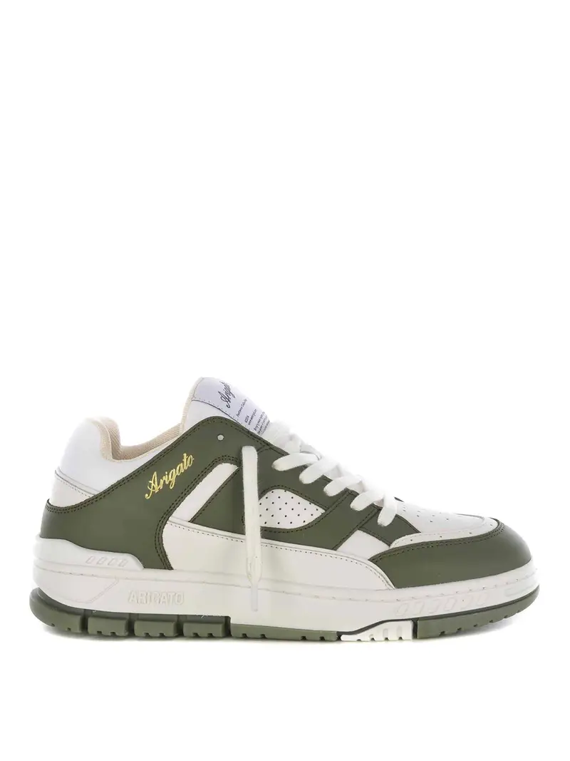 Sneaker fatte in pelle Verde