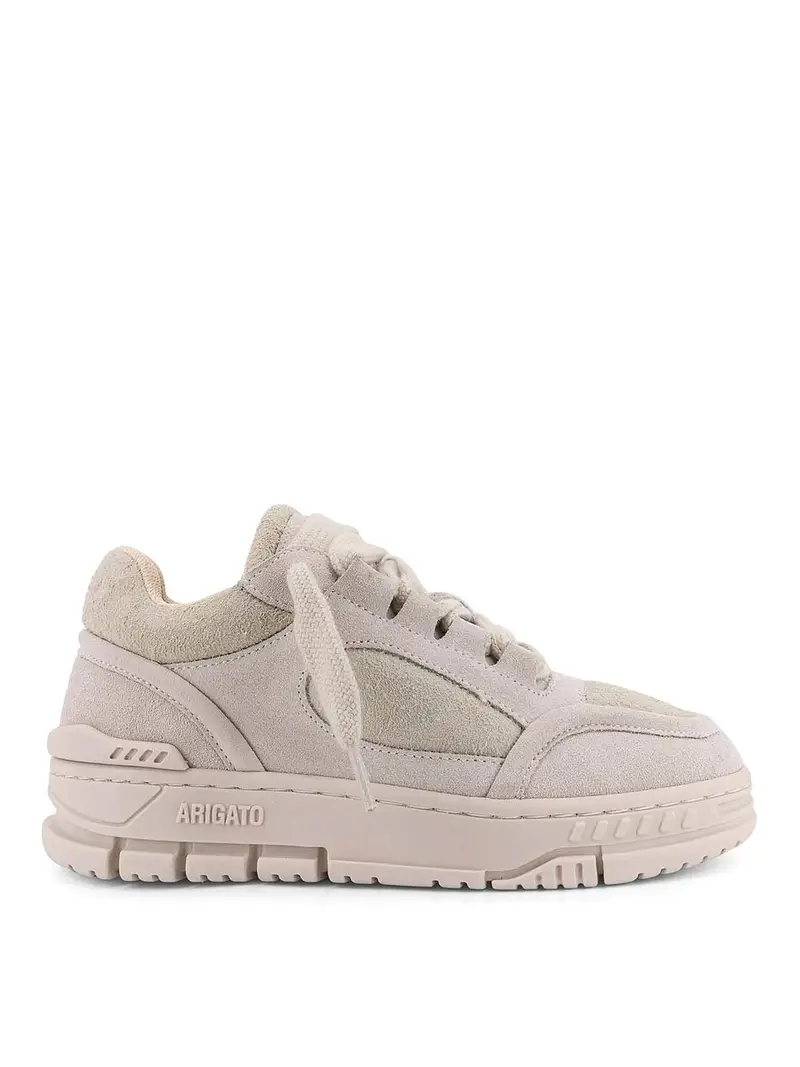 Sneakers Area Loop In Pelle Scamosciata Bianco