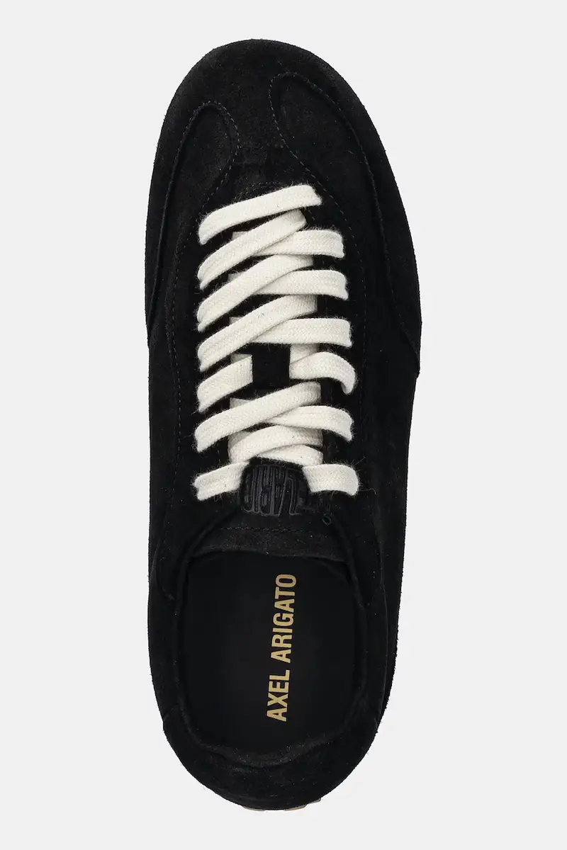 sneakers in camoscio Daze Runner Nero miniatura 4