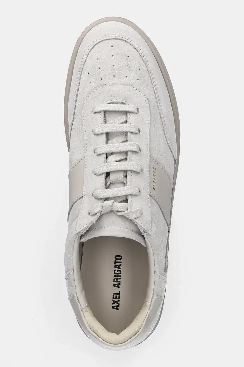 sneakers in camoscio Orbit Vintage Sneaker Beige miniatura 4