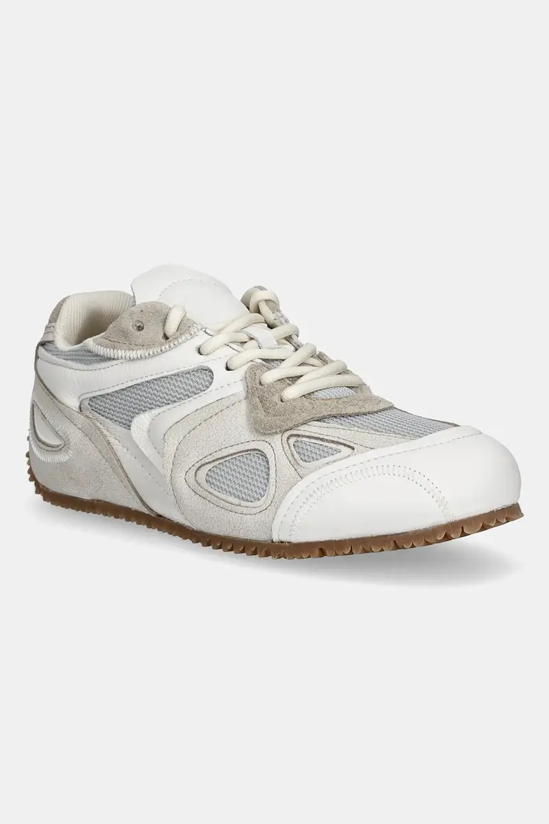 sneakers in pelle Slow Runner donna colore beige F3546001