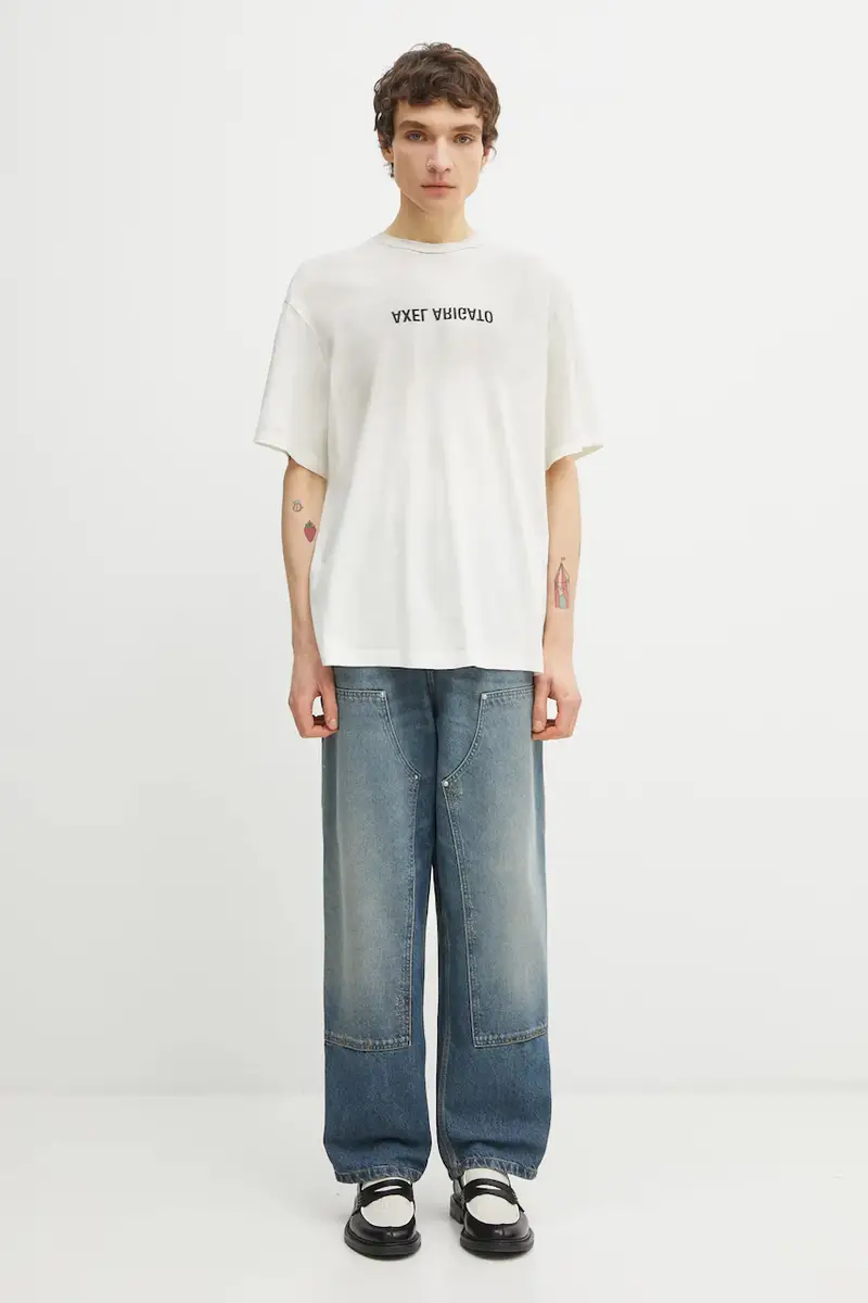 Axel Arigato T-shirt Beige 4065638 miniatura 5