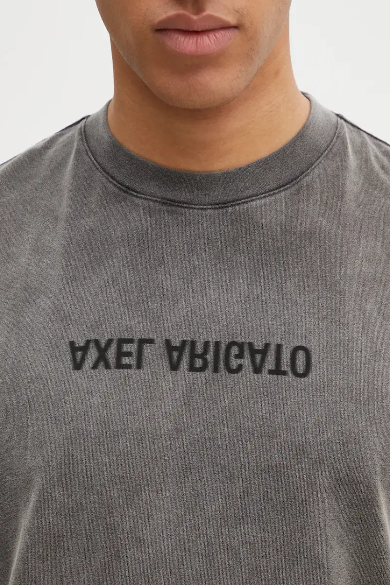 Axel Arigato T-shirt Uomo Grigio 3944100 miniatura 4