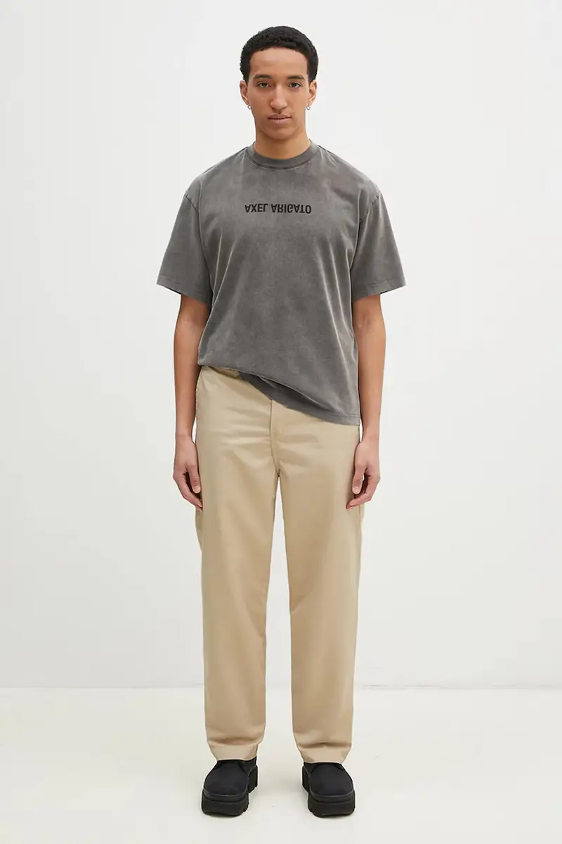 Axel Arigato T-shirt Uomo Grigio 3944100 miniatura 5