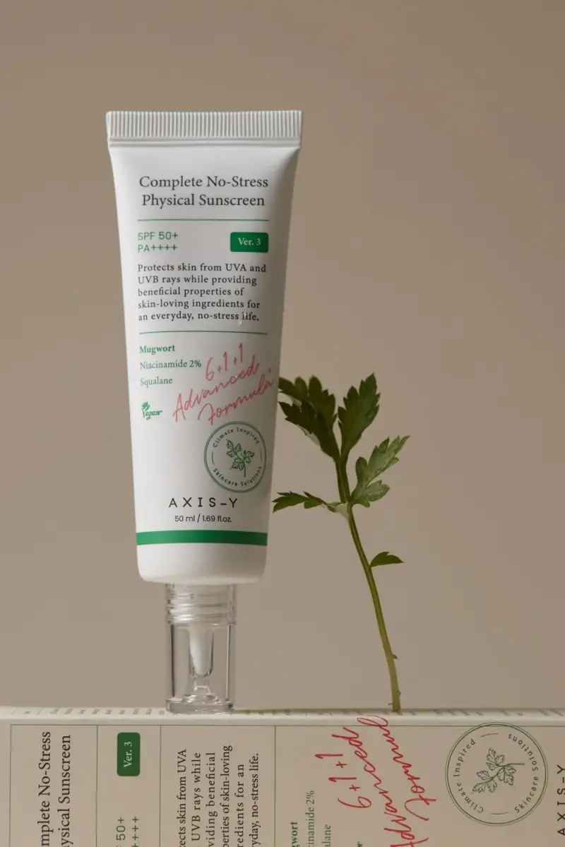 6+1+1 Complete No-Stress Physical Sunscreen V.3 SPF50+ PA++++ - Protezione solare viso miniatura 5