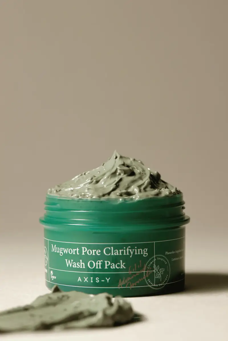 6+1+1 Mugwort Pore Clarifying Wash Off Pack - Crema viso pelle grassa, Maschera viso purificante miniatura 4