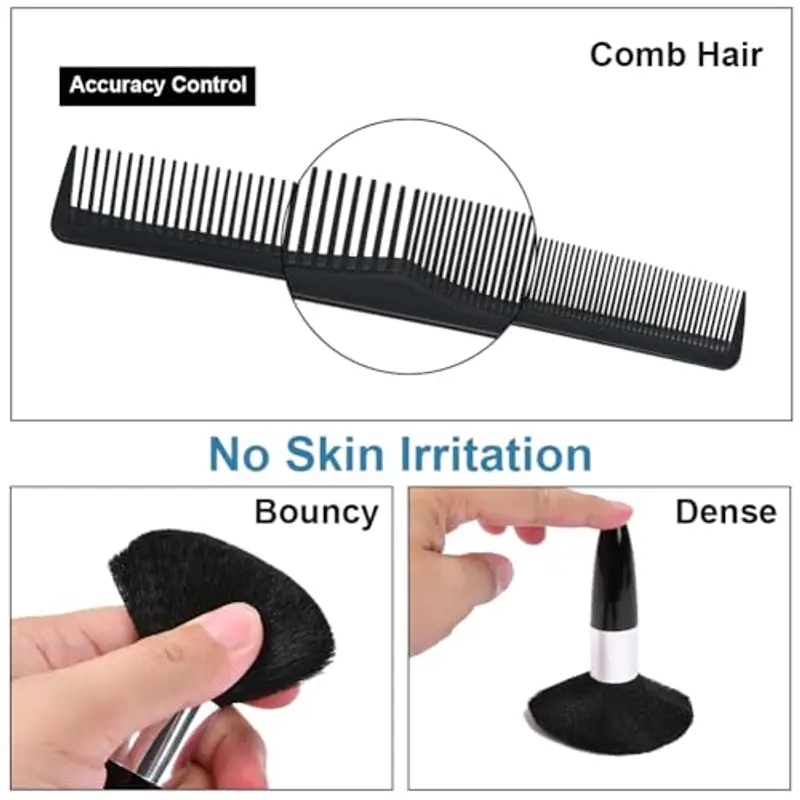 AYBUY Mantellina per Taglio Capelli, Bambini Taglio di Capelli Mantello con Pettine, Mantellina per Acconciatura Barbiere Collo Spazzola Set per Acconciatura, Salone(Verde) miniatura 3