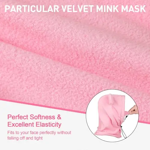 AYPOW Passamontagna Invernale in Pile Termico Bambini 4-12Anni, Maschera da Sci Multifunzionale Antivento Regolabile miniatura 3