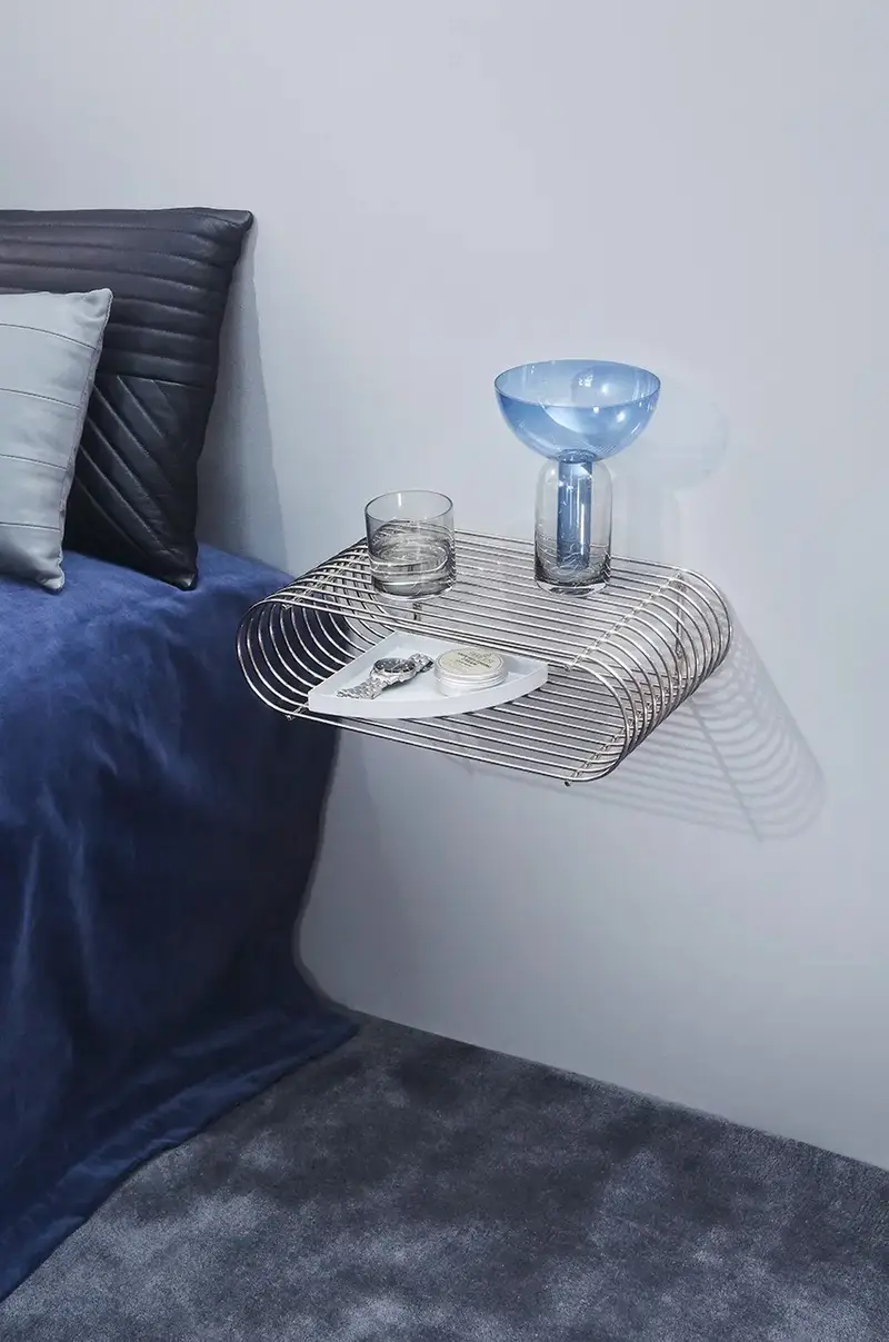 scaffale a parete Curva Grigio miniatura 4