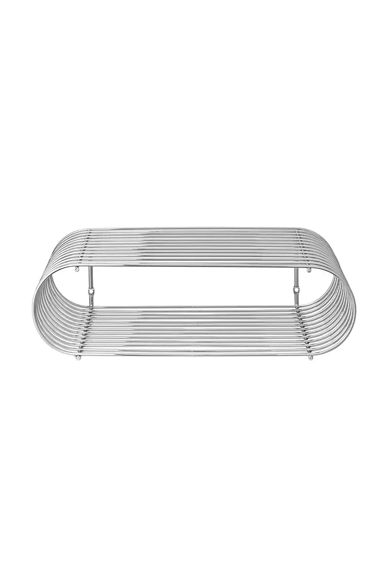 scaffale a parete Curva Grigio