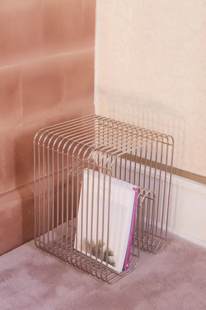 sgabello 32, 4 x 32, 4 x 43 cm Grigio miniatura 3