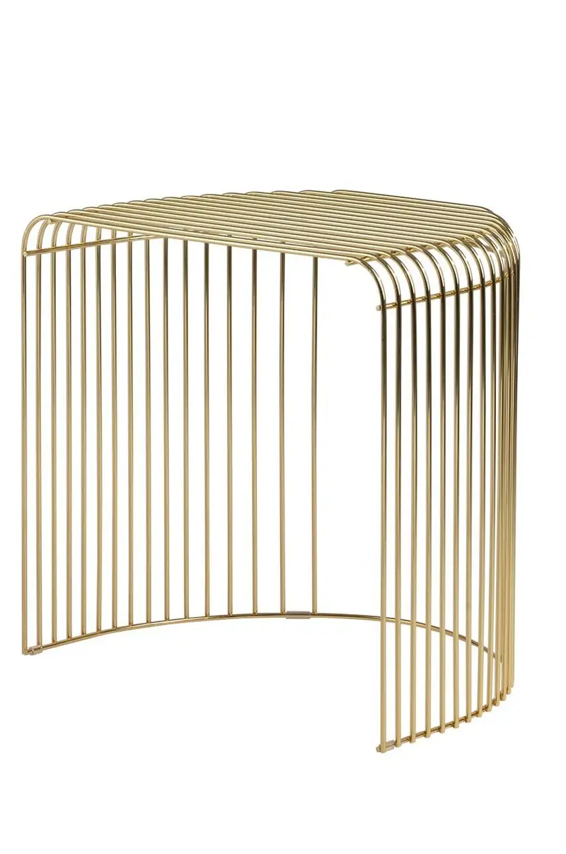 tavolino da caffè Curva Giallo