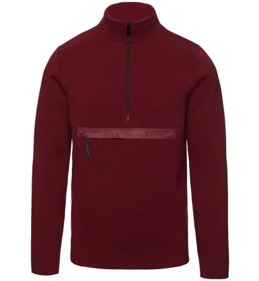 Matterhorn Half Zip Sweater - felpa in pile - uomo Red