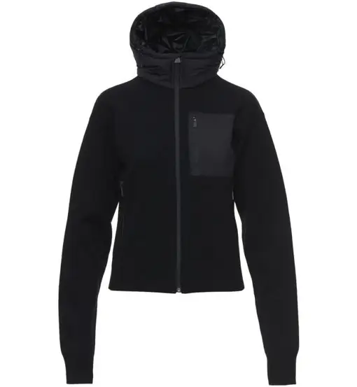 Matterhorn Insulated Hoody - felpa in pile - donna Black