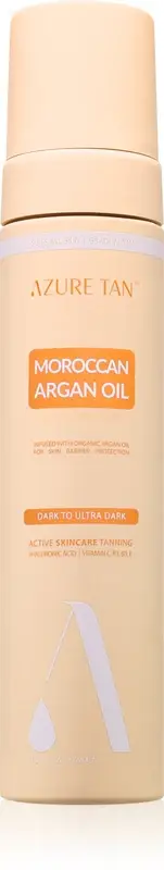 Maroccan Argan Oil mousse autoabbronzante colore Dark To Ultra Dark 200 ml