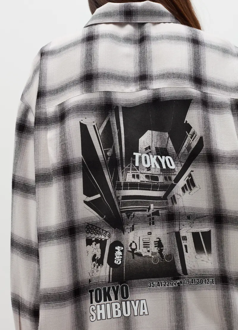 Camicia In Flanella Check, Donna, Multicolor miniatura 3