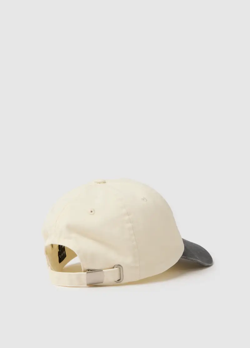 Cappello Da Baseball In Puro Cotone Multicolor Con Scritta Ricamata, Uomo, Multicolor miniatura 2