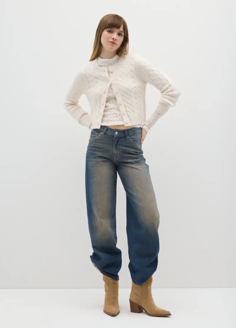 B.ANGEL Cardigan Donna Bianco 4153656