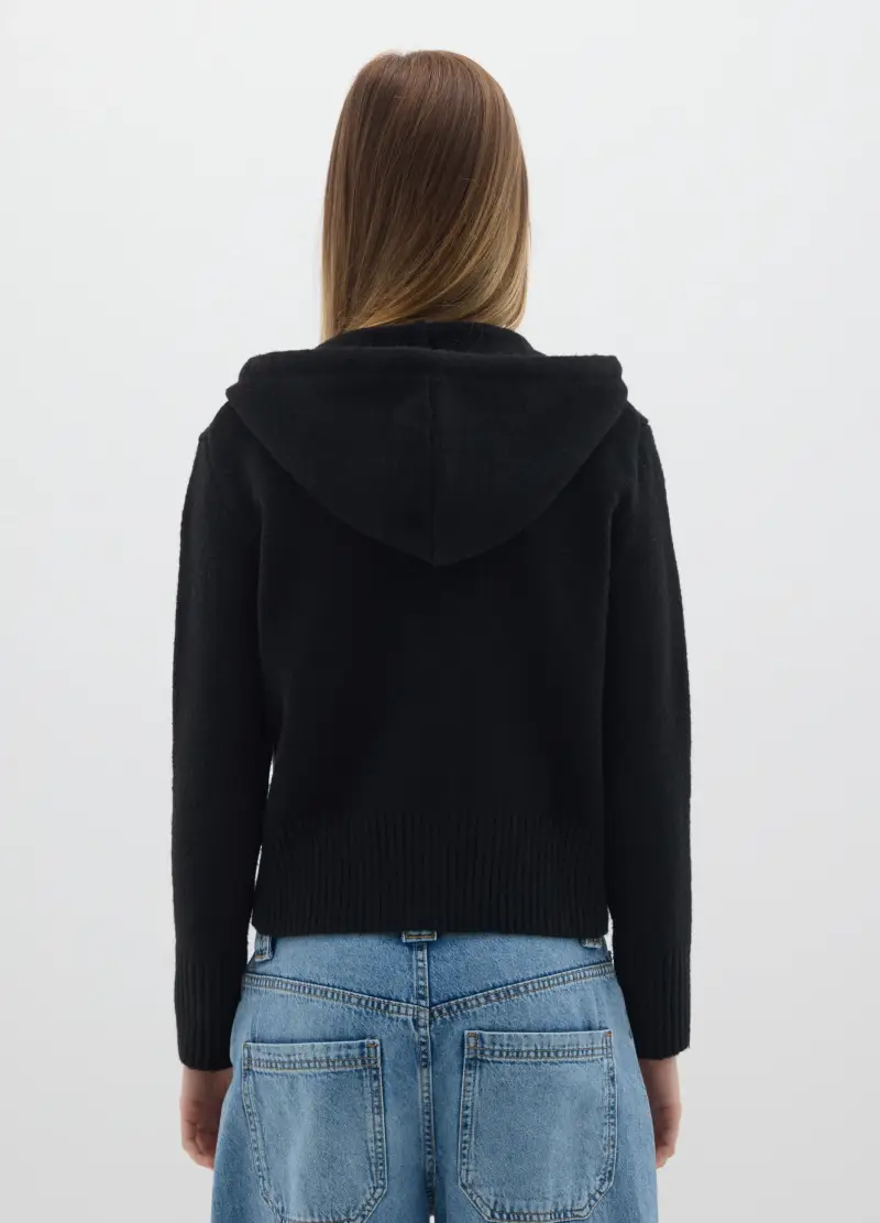 B.ANGEL Cardigan Donna Nero 4315684 miniatura 3