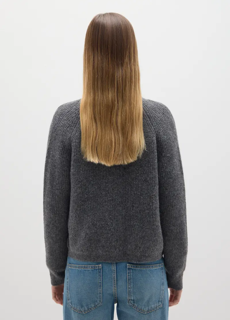 B.ANGEL Cardigan Donna Grigio 3915055 miniatura 3