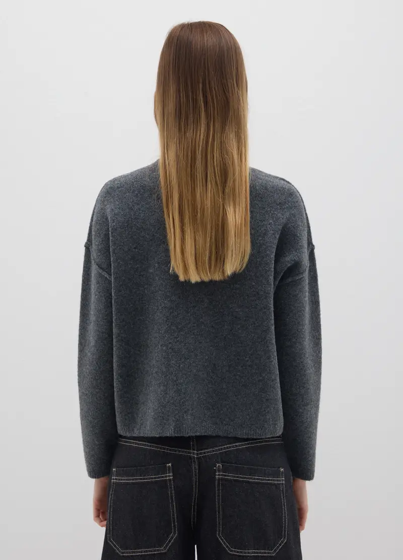 B.ANGEL Cardigan Donna Grigio 4307262 miniatura 3