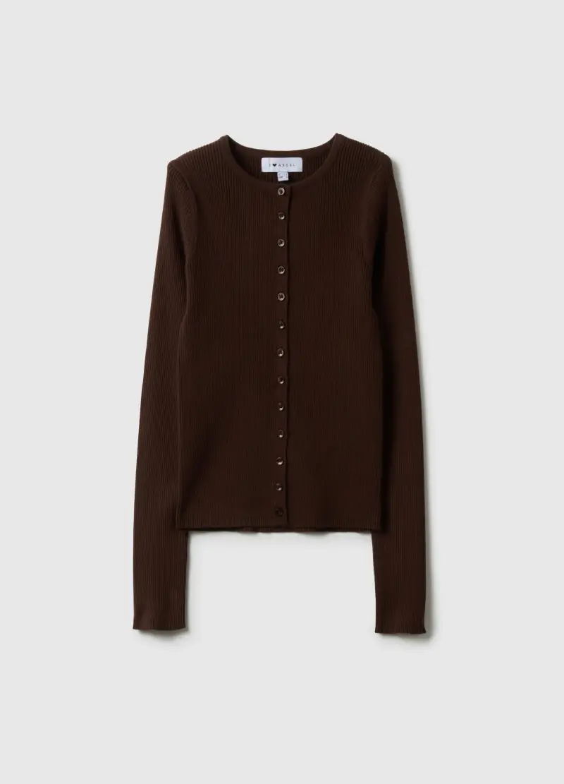 B.ANGEL Cardigan Donna Marrone 4133848